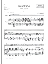 Concerto en si mineur - Violon - HAENDEL - Partition - Violon